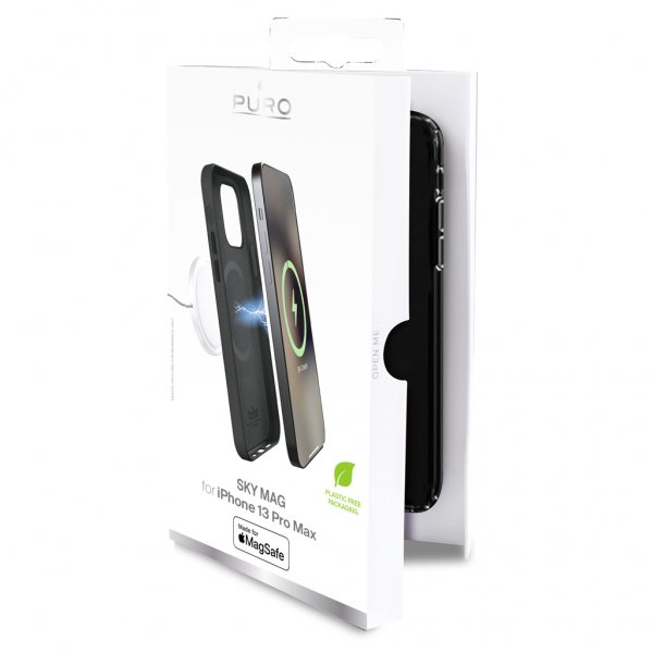 Puro iPhone 13 Pro Max Deksel SKYMAG Svart