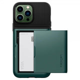 Spigen iPhone 13 Pro Max Deksel Slim Armor CS Midnight Green