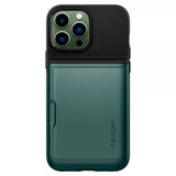Spigen iPhone 13 Pro Max Deksel Slim Armor CS Midnight Green