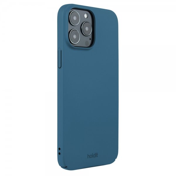holdit iPhone 13 Pro Max Deksel Slim Case Denim Blue
