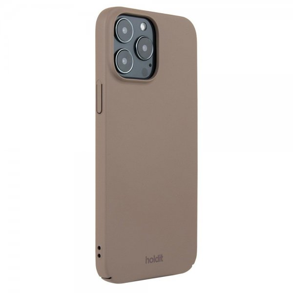 holdit iPhone 13 Pro Max Deksel Slim Case Mocha Brown