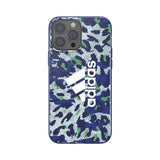 Adidas iPhone 13 Pro Max Deksel Snap Case Leopard Bold Blue