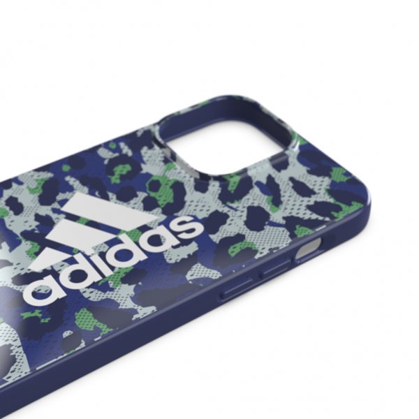Adidas iPhone 13 Pro Max Deksel Snap Case Leopard Bold Blue