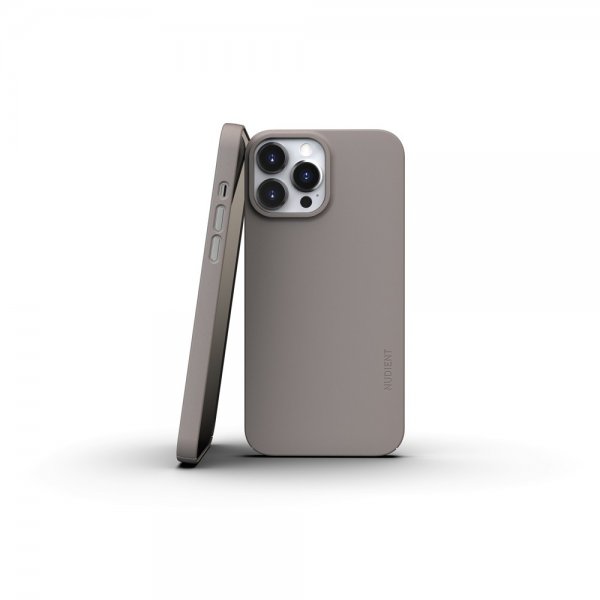 Nudient iPhone 13 Pro Max Deksel Thin Case V3 MagSafe Clay Beige