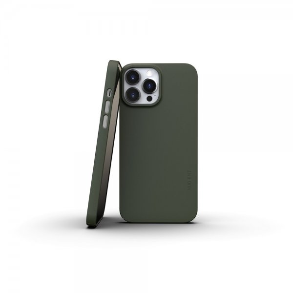 Nudient iPhone 13 Pro Max Deksel Thin Case V3 MagSafe Pine Green
