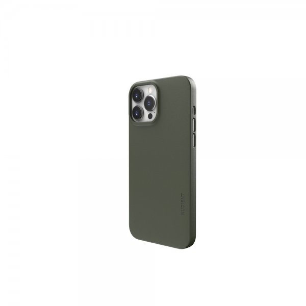 Nudient iPhone 13 Pro Max Deksel Thin Case V3 MagSafe Pine Green