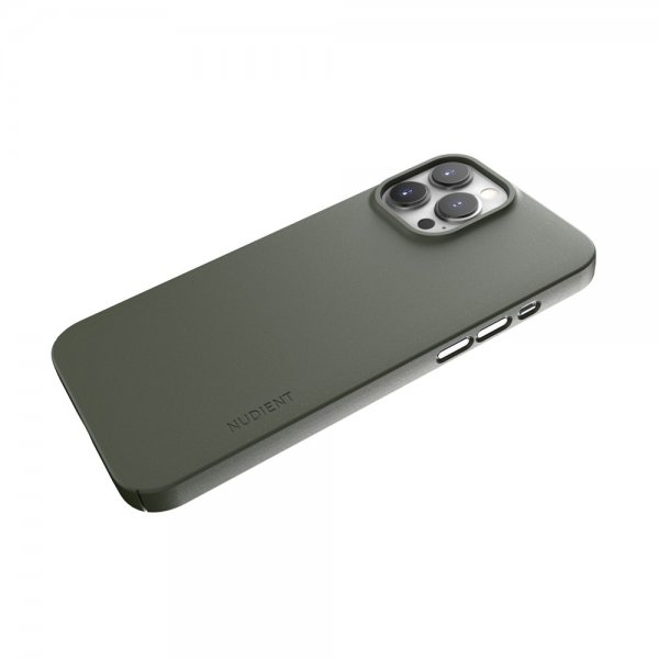 Nudient iPhone 13 Pro Max Deksel Thin Case V3 MagSafe Pine Green