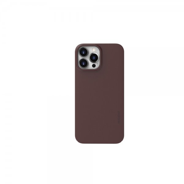 Nudient iPhone 13 Pro Max Deksel Thin Case V3 MagSafe Sangria Red