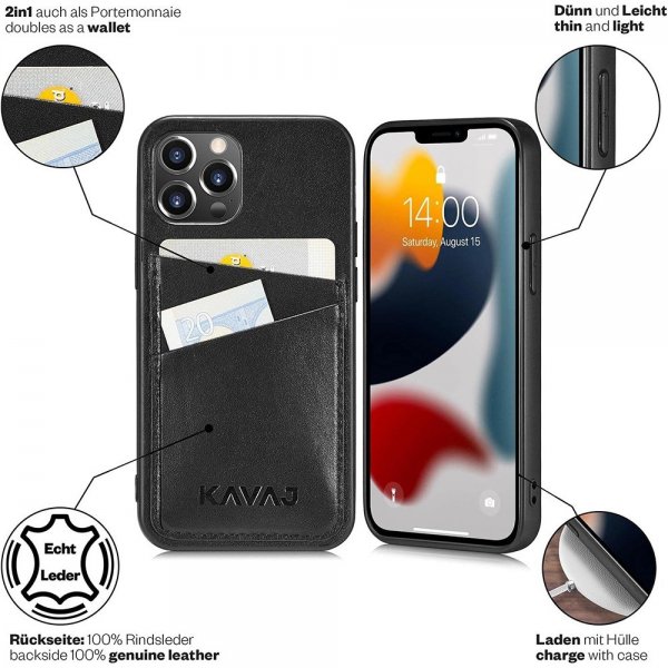 Kavaj iPhone 13 Pro Max Deksel Tokyo Svart