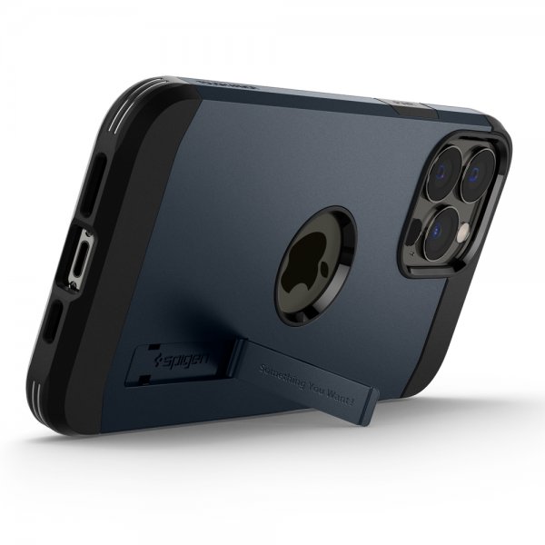 Spigen iPhone 13 Pro Max Deksel Tough Armor Metal Slate