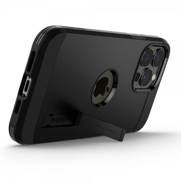 Spigen iPhone 13 Pro Max Deksel Tough Armor Svart