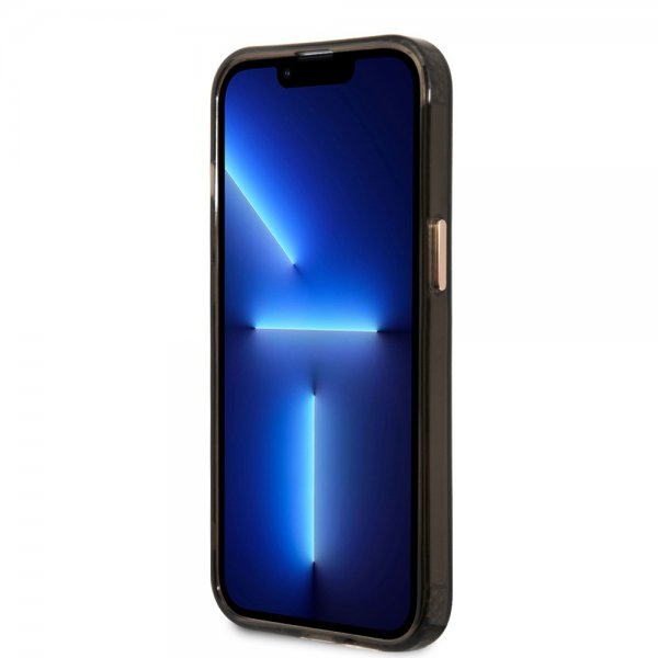 Guess iPhone 13 Pro Max Deksel Translucent MagSafe Svart