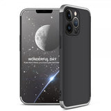 GKK iPhone 13 Pro Max Deksel Tredelt Svart Sølv