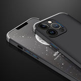 GKK iPhone 13 Pro Max Deksel Tredelt Svart Sølv