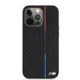 BMW iPhone 13 Pro Max Deksel Triangle Pattern Svart