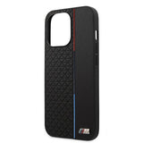 BMW iPhone 13 Pro Max Deksel Triangle Pattern Svart