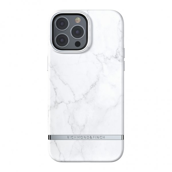 Richmond & Finch iPhone 13 Pro Max Deksel White Marble