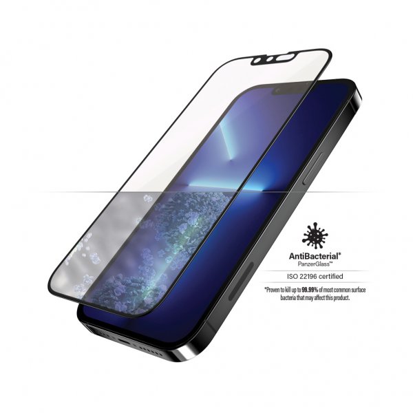 PanzerGlass iPhone 13 Pro Max Skjermbeskytter Edge-to-Edge Anti-Bluelight