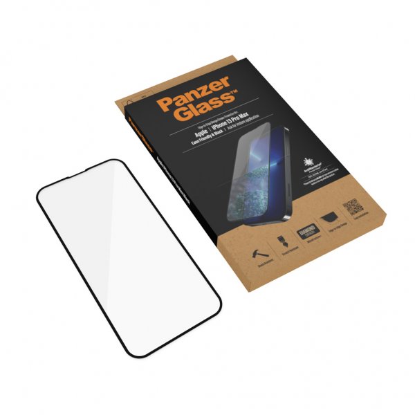 PanzerGlass iPhone 13 Pro Max Skjermbeskytter Edge-to-Edge Case Friendly