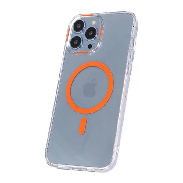 iPhone 13 Pro Max Deksel TPU MagSafe Oransje