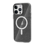 iPhone 13 Pro Deksel Glitter MagSafe Svart