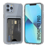 Rvelon iPhone 13 Pro Deksel Kortholder Transparent