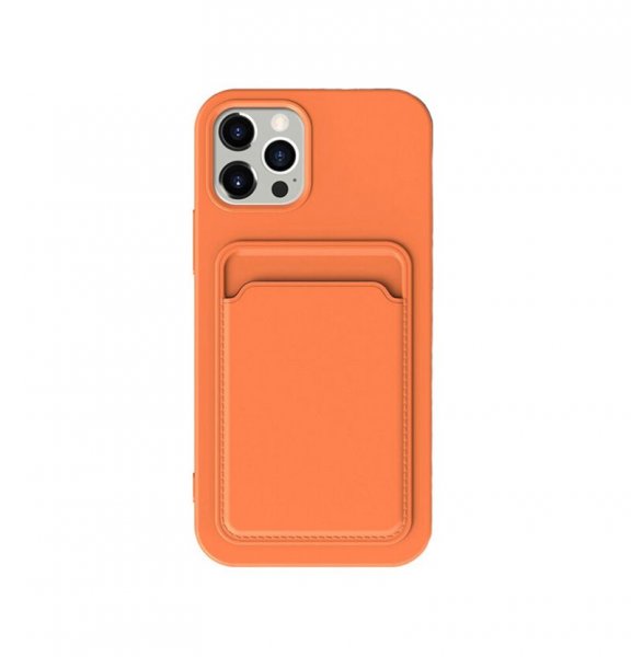 iPhone 13 Pro Deksel Kortholder Oransje