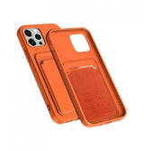 iPhone 13 Pro Deksel Kortholder Oransje