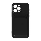 iPhone 13 Pro Deksel Kortholder Svart