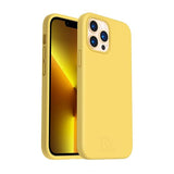 Rvelon iPhone 13 Pro Deksel Silikon Gul