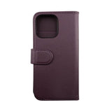 Rvelon iPhone 13 Pro Etui Detachable Wallet Case Lilla