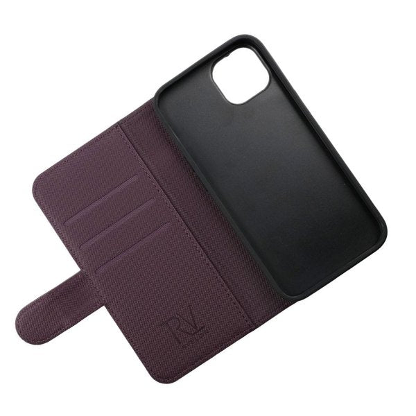 Rvelon iPhone 13 Pro Etui Detachable Wallet Case Lilla