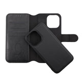 Rvelon iPhone 13 Pro Etui Detachable Wallet Case Svart