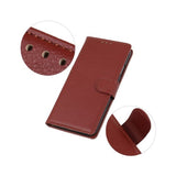 iPhone 13 Pro Etui med Stativ Brun