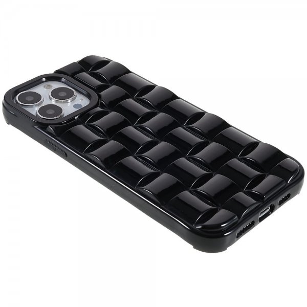 iPhone 13 Pro Deksel 3D Mønster Svart