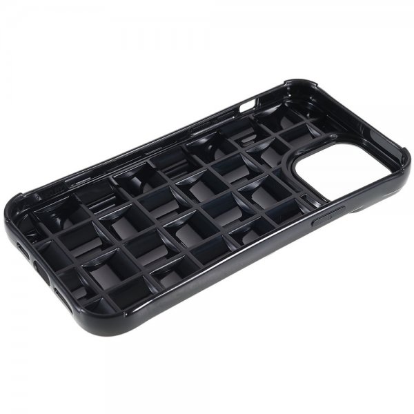 iPhone 13 Pro Deksel 3D Mønster Svart