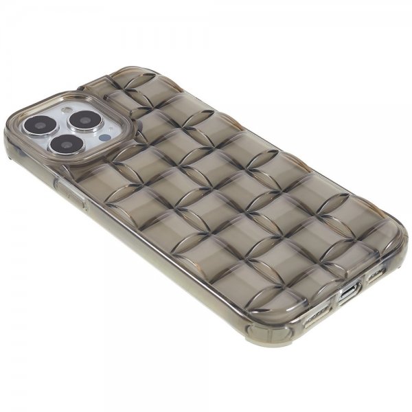 iPhone 13 Pro Deksel 3D Mønster Svart