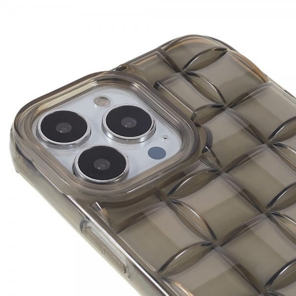 iPhone 13 Pro Deksel 3D Mønster Svart