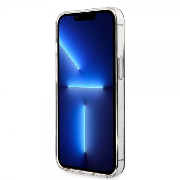 Guess iPhone 13 Pro Deksel 4G Pattern MagSafe Svart