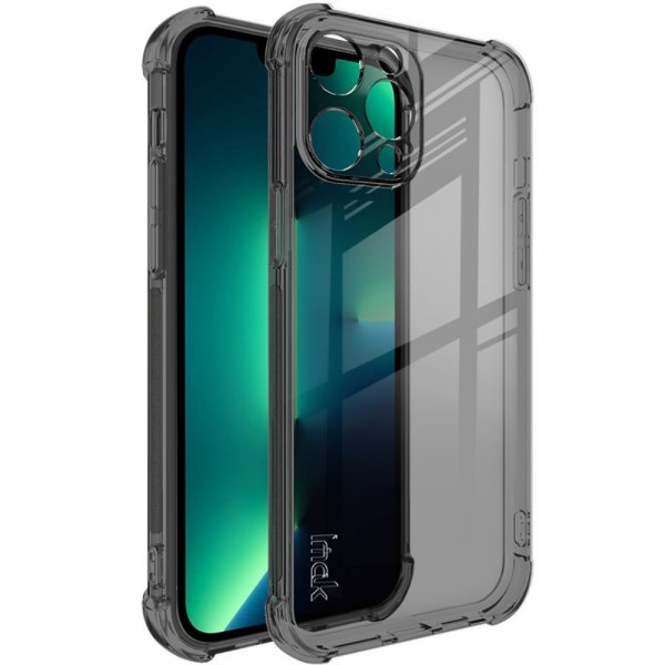Imak iPhone 13 Pro Deksel Airbag Transparent Svart