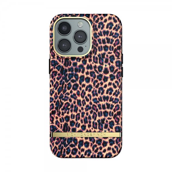 Richmond & Finch iPhone 13 Pro Deksel Apricot Leopard