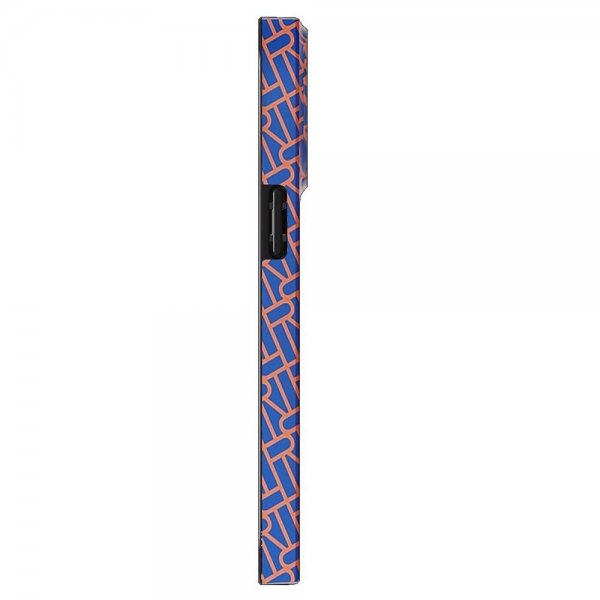 Richmond & Finch iPhone 13 Pro Deksel Blue Apricot RF Logo
