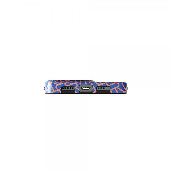 Richmond & Finch iPhone 13 Pro Deksel Blue Apricot RF Logo