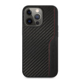 AMG iPhone 13 Pro Deksel Carbon Effect Stitching Svart