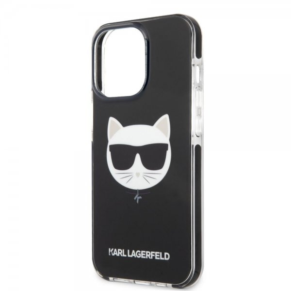 Karl Lagerfeld iPhone 13 Pro Deksel Choupette Svart