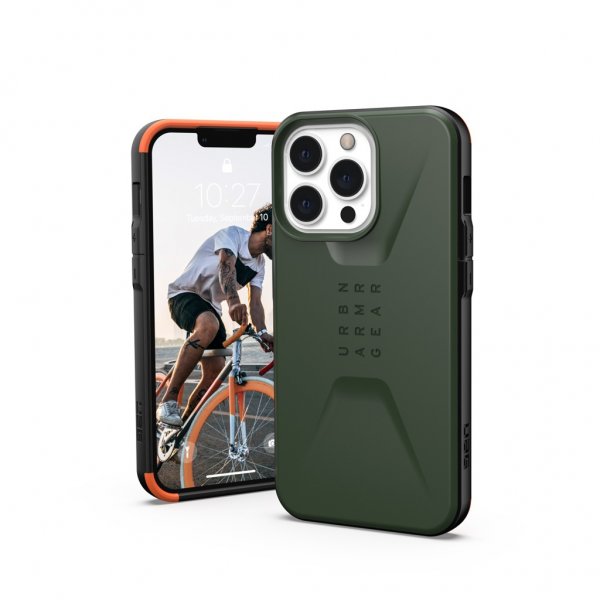 Urban Armor Gear (UAG) iPhone 13 Pro Deksel Civilian Olive
