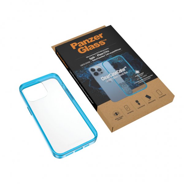 PanzerGlass iPhone 13 Pro Deksel ClearCase Color Bondi Blue