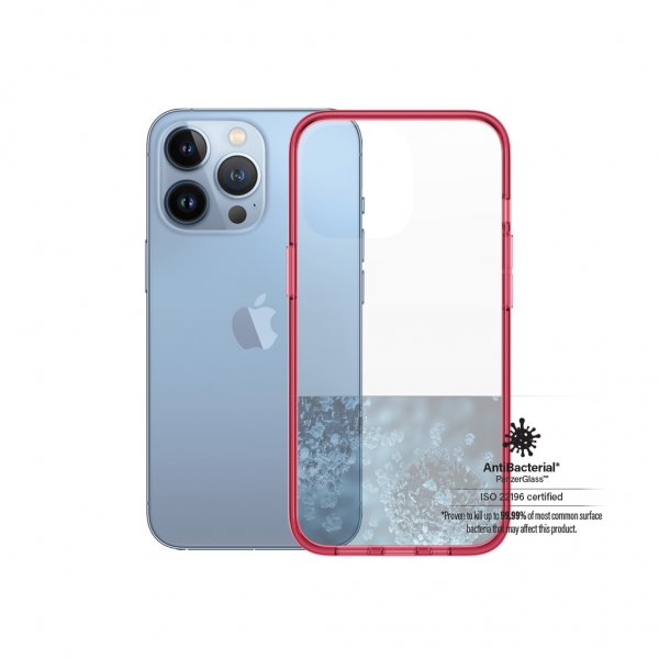 PanzerGlass iPhone 13 Pro Deksel ClearCase Color Strawberry