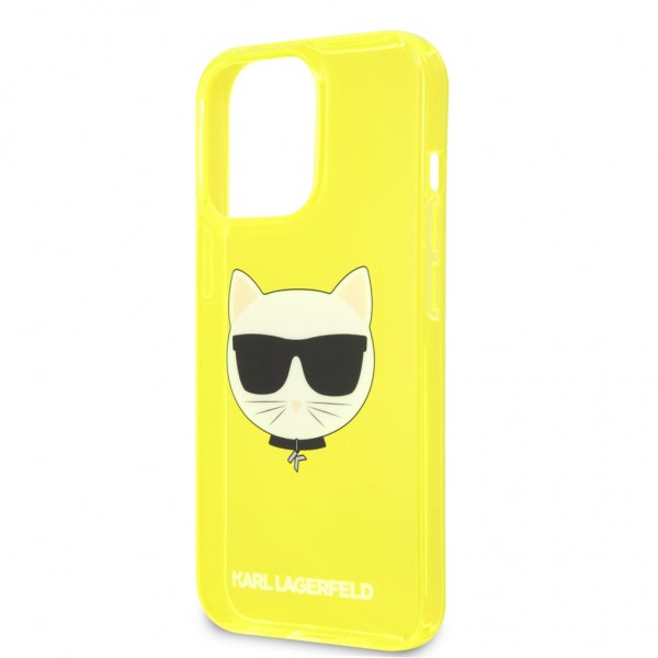 Karl Lagerfeld iPhone 13 Pro Deksel Fluo Gul
