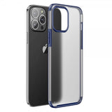 Ipaky iPhone 13 Pro Deksel Frosted Bakside Blå